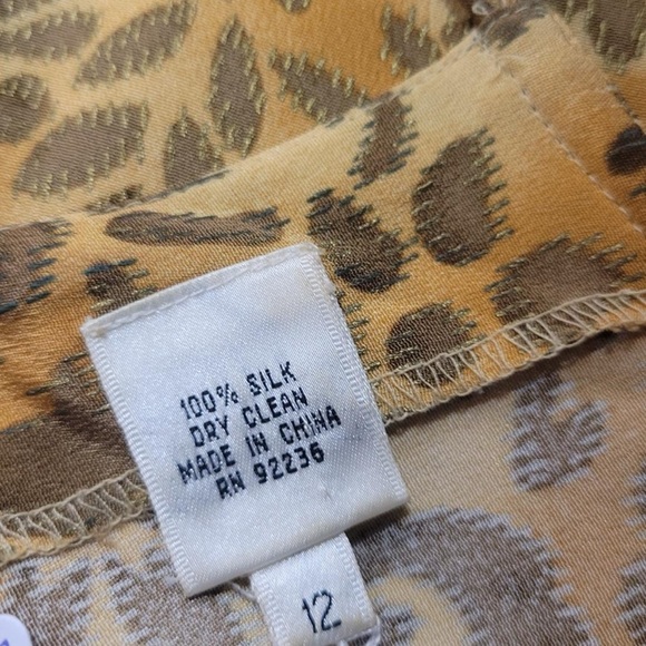 Vintage Caroline Kendrick Silk Tunic Blouse - Picture 3 of 4